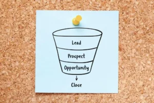 4 Steps of Lead Generations Funnel Image